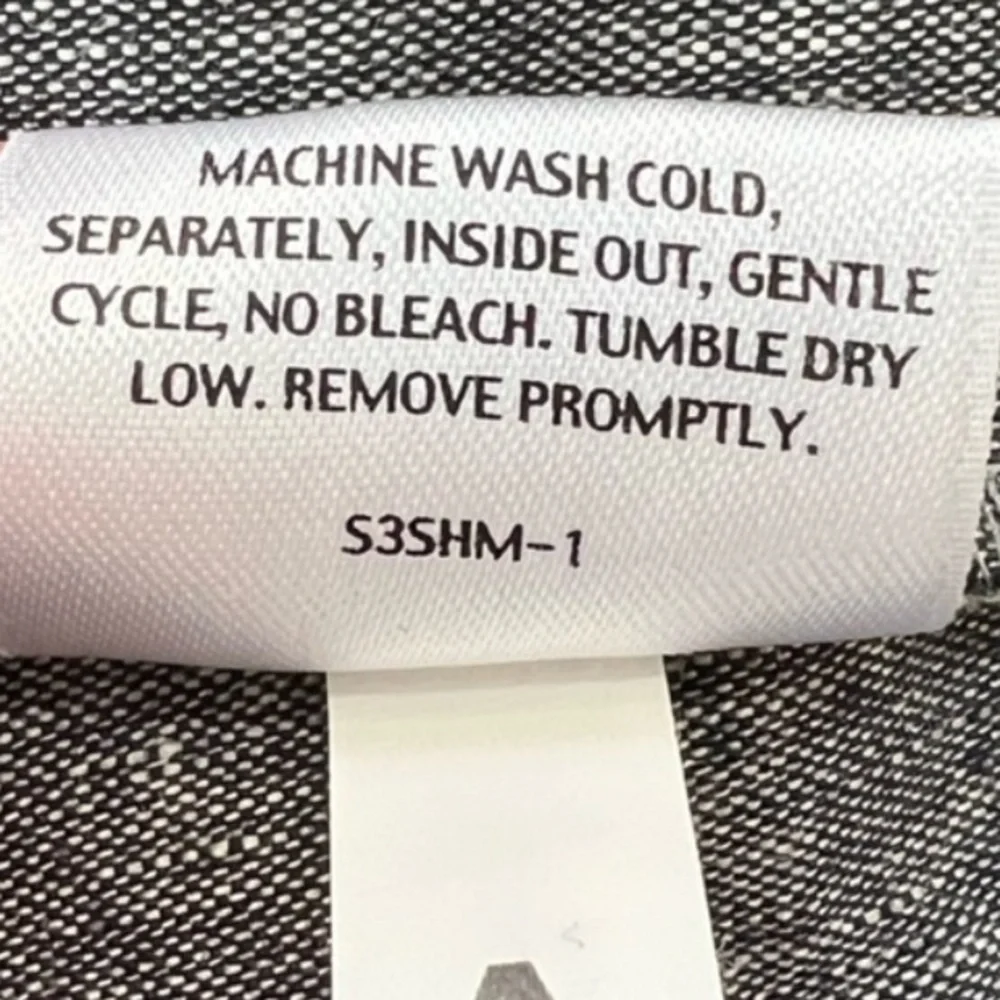 NWOT Eileen Fisher Silver Metallic Linen Blend Lantern Skirt Size L - Picture 10 of 13